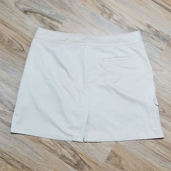🔺️Izod XFG Cream Cargo Skort w/Pockets Size 12 - Picture 2 of 15